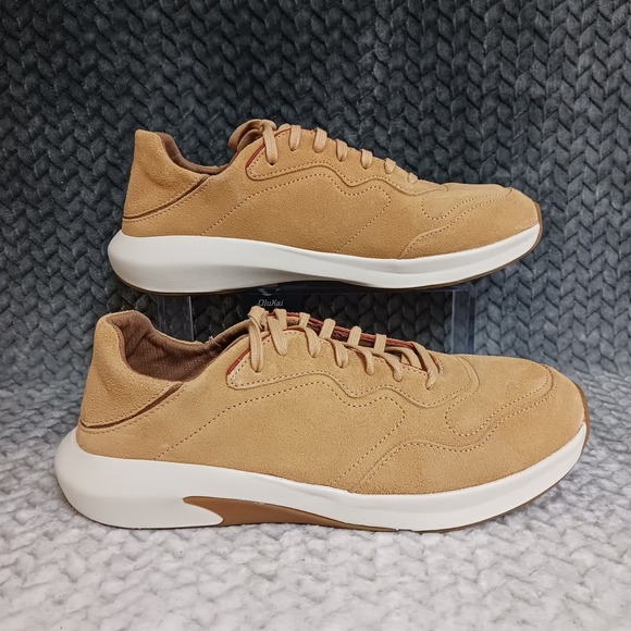 OluKai Koheo Golden Sand Men's Sneakers Shoes Size 9.5